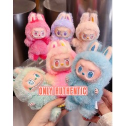 Popmart Labubu V1 V2 V3 Heartbeat Macaron PVC Keychain Collection Big Energy Series Pendant Doll Decor Genuine Toys Animal Gifts