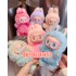 Popmart Labubu V1 V2 V3 Heartbeat Macaron PVC Keychain Collection Big Energy Series Pendant Doll Decor Genuine Toys Animal Gifts