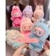 Popmart Labubu V1 V2 V3 Heartbeat Macaron PVC Keychain Collection Big Energy Series Pendant Doll Decor Genuine Toys Animal Gifts