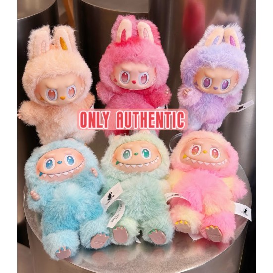 Popmart Labubu V1 V2 V3 Heartbeat Macaron PVC Keychain Collection Big Energy Series Pendant Doll Decor Genuine Toys Animal Gifts