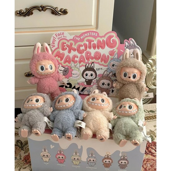 Original Popmart Labubu Plush Doll Premium Design Action Figure Box Popular Collectible Art Toy Cute Figure Keychain Blind Box