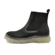European American Men's High-Top Chelsea Boots Fashion Casual Chunky Top-Layer Cowhide for Martin Shoes Autumn Slip-On Closure