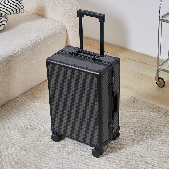 Ultra-Light High Strength Carbon Fiber Trolley Bag Wear-Resistant Matte Twill Case TSA Lock Multi-Color Carry Luggage Suitcase