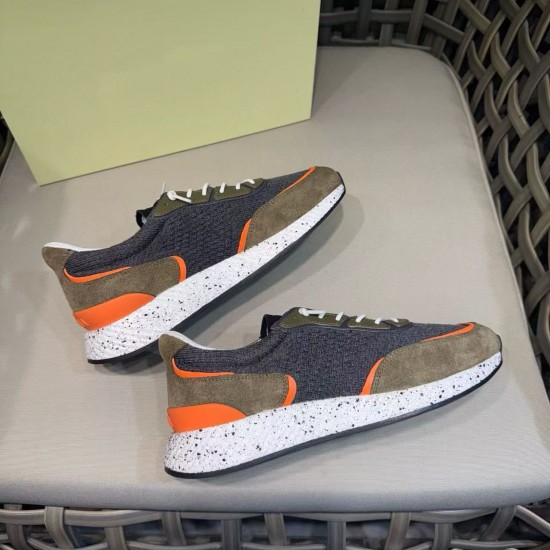 New High-quality Genuine Leather Men's Mesh Casual Sports, Comfortable and Breathable Men's Shoes