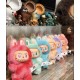 Labubu V3 the Monsters High Energy Ahead Series Vinyl Plush Bsg Pendant Blind Box Toys Macaroon Vinyl Plush Doll Cute Girl Gifts