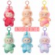 Popmart Labubu V1-V3 PVC Keychain Collection Genuine Toys Featuring Heartbeat Macaron Big Energy Series Pendant Doll Decor Gift