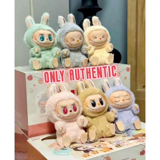 Pop Mart Official Store Labubu V1 V2 V3 Heartbeat Macaron Have a Seat Pendant Doll Collection Blind Box Pop Mart Official Store