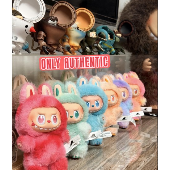 Popmart Labubu V1 V3 Macaron PVC Keychain Collection Genuine Toys Animal Gifts Heartbeat Big Energy Series Pendant Surprise