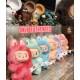Popmart Labubu V1 V3 Macaron PVC Keychain Collection Genuine Toys Animal Gifts Heartbeat Big Energy Series Pendant Surprise