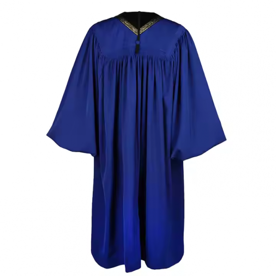 2025 Design Christian Church Choir Uniforms Church Gown with Wheat Alike Decorative Bars OEM Custom Made High Quality