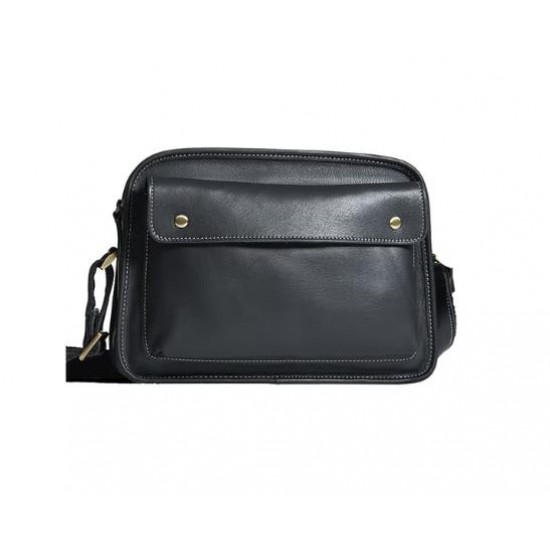 Men's Fashionable Genuine Leather Single Shoulder Sling Bag