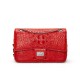 2025 New Crocodile Pattern Women's Bag Genuine Leather Fashion Single Shoulder Crossbody Bag Head Layer Leather Handbag
