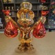 Hot Sales Gold Plated Scrooge MC Duck Statue Resin Crafts Cartoon Characters Pop Art for Interior Decoration Glass Fiber