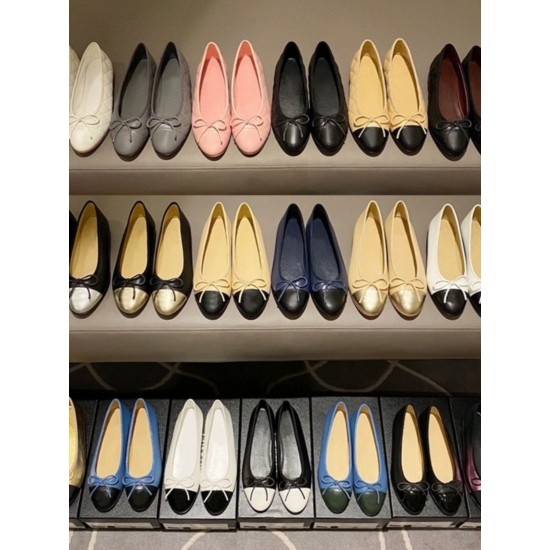 Top-quality Luxurious Women's Shoes, Ballet Shoes, Designer Styles, Classic Designs, Made of French Goat Leather.