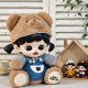 Zoraa Fashion Blind Box Trendy Latte Bear Vinyl Plush Toy Big Kid Gift Factory Price Direct Wholesome Soft Plush Material