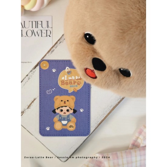 Zoraa Fashion Blind Box Trendy Latte Bear Vinyl Plush Toy Big Kid Gift Factory Price Direct Wholesome Soft Plush Material