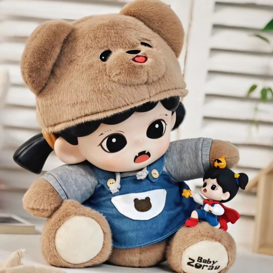 Zoraa Fashion Blind Box Trendy Latte Bear Vinyl Plush Toy Big Kid Gift Factory Price Direct Wholesome Soft Plush Material