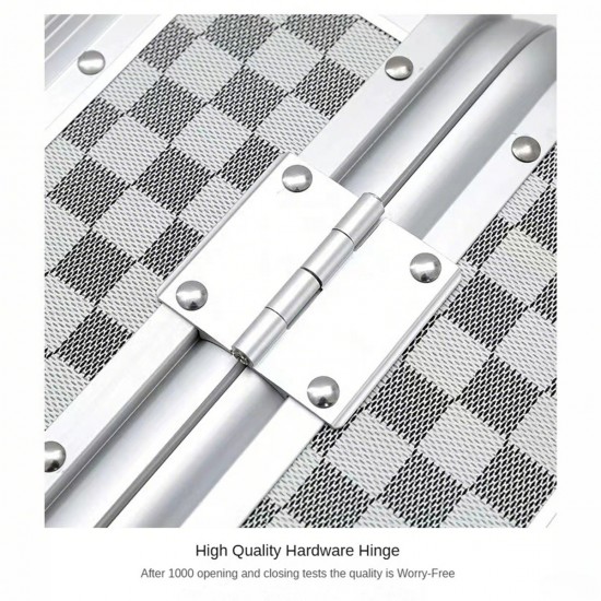 Lightweight Aluminum-Magnesium Alloy Trolley Suitcase Luggage and Travel Bag for Men's New Design