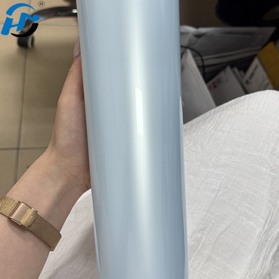 Simos High Glossy Metallic Blue Self-Adhesive Car Sticker 5x60ft Air Release Roll Whole Car Covering Vinyl Wrap Foil