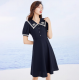 New Black Short-Sleeved Summer Suit Dress for Women High-Grade Professional Temperament Work Clothes