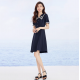 New Black Short-Sleeved Summer Suit Dress for Women High-Grade Professional Temperament Work Clothes