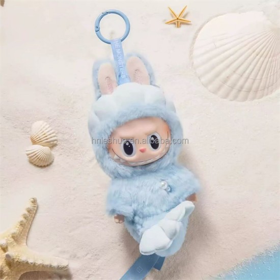 High Quality Wholesale POPMART Blue Fairy Mermaid Blind Box Unisex PVC Model Toy Creative Anime Kawaii Labubu Gift Adults Kids