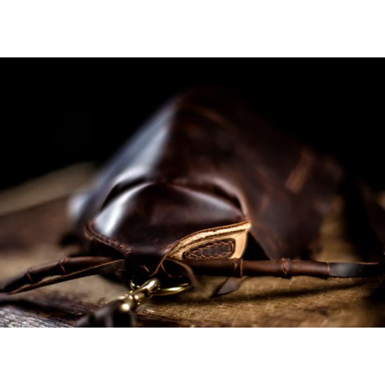 Guangzhou Shenglu Custom PU Leather Lady Style Handmade Isopod Sling Bag Unique Personalized Purse