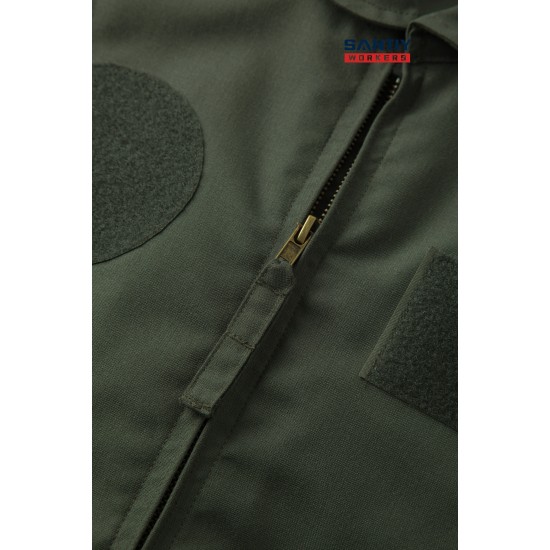 OEM Work Wear Working Clothes Coverall Flame Retardant FR Safety Clothing Coverall for Chemical Industaial