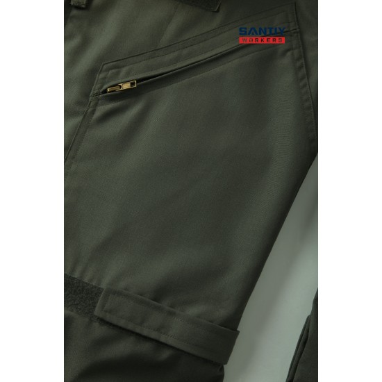 OEM Work Wear Working Clothes Coverall Flame Retardant FR Safety Clothing Coverall for Chemical Industaial