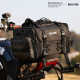 For Rhinowalk 45L Motorcycle Tail Bag Expandable Rear Seat Bag with Style Waterproof Polyester Tail Box Bag