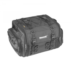 For Rhinowalk 45L Motorcycle Tail Bag Expandable Rear Seat Bag with Style Waterproof Polyester Tail Box Bag