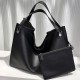 Custom Large Capacity New Genuine Leather Women's Handbag Fashion Style Outer Cowhide Interior Sheepskin Lazy Tote Bag Polyester