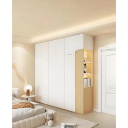 Luxurious Simple Design Living Room Furniture Durable  Door Clothes Wardrobe for Home and Clothing Storage