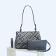 New Women's Bag Fashion Versatile Genuine Leather Handbag Premium Gift Sheepskin Handmade Weaving Bag