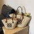 Wholesale Rattan Straw Bag Summer Beach Woven Tote Bags Seaside Holiday Handbag Raffia Shoulder Bags