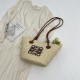 Wholesale Rattan Straw Bag Summer Beach Woven Tote Bags Seaside Holiday Handbag Raffia Shoulder Bags