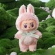 Labubu First Generation Sweetheart Blind Box High Quality PVC Pink Grid Style for Boys and Girls Gift