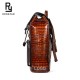 2025 Trending Customized Large-capacity Business Travel Men's Computer Bag High-quality Crocodile Embossed Leather Backpack
