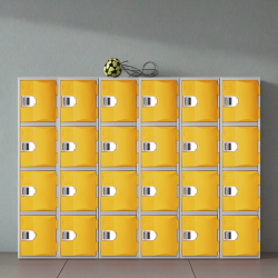 Toppla Factory Direct Locker Organizer Plastic Cabinets Electronic Lock Speaker Shoe Storage Cabinet Vending Machine