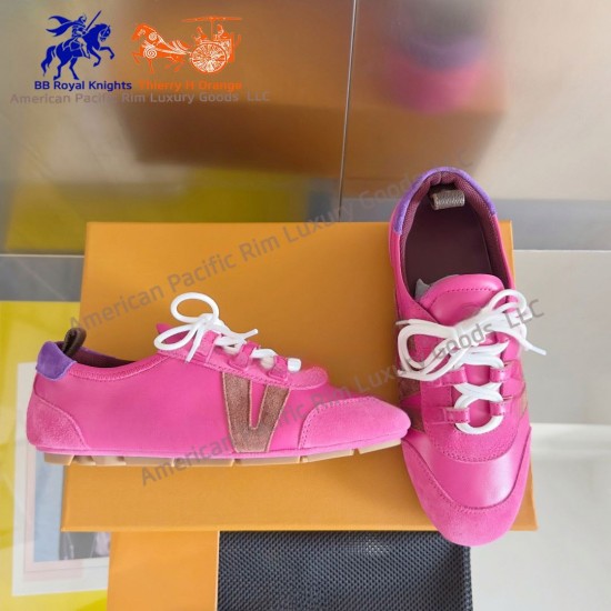 Genuine Goods Sneakerina Series Couples' Shoes Ballet Sneakers Dexter Shoes Casual Flat Shoes Suede Cow Leather Sneakers Lace-Up