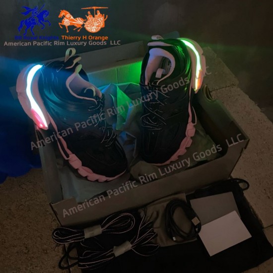 Genuine Goods Track 3.0 LED Sneakers Running Sneakers Vintage Casual Shoes Walking Shoes With LED Light Fashion