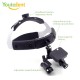 48 Degree LED Dental Loupes with 5X Adjustability New Electric-powered Head Mounted Surgical Loupes Including 2 Batteries