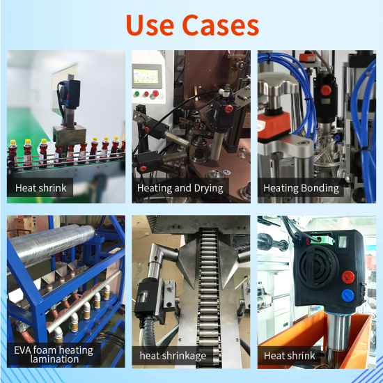 Ceramic Large 3*400V 3*5500w Temperature Control Air Heating Element  for Bag Making Machine Heating Production Line