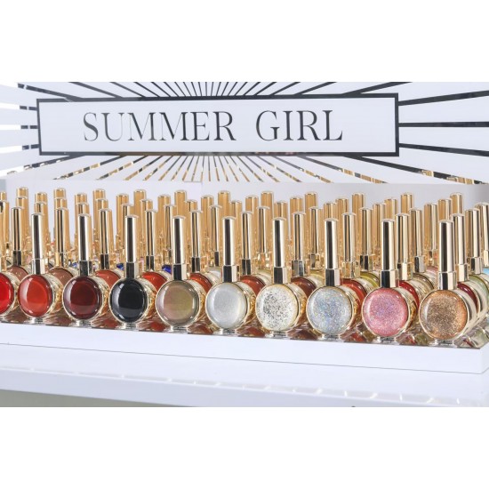 COLUX 2024 Professional High Quality 84 Colors Multicolor Nail Gel UV Hot Sale Salon Non-Toxic Eco-Friendly for DIY LED Lamp