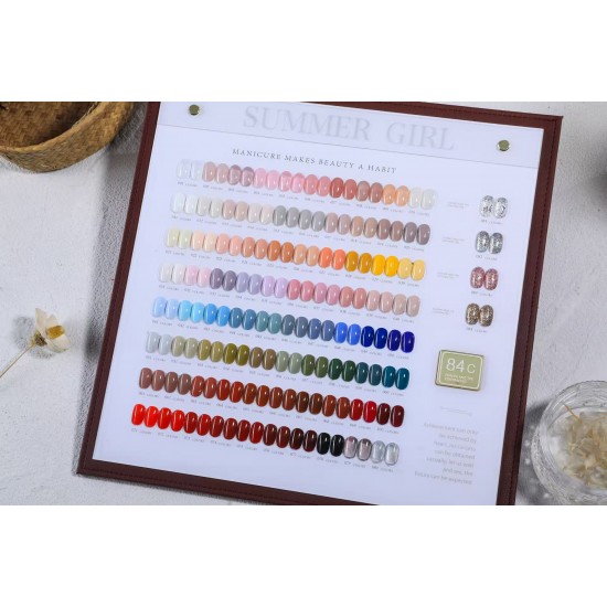 COLUX 2024 Professional High Quality 84 Colors Multicolor Nail Gel UV Hot Sale Salon Non-Toxic Eco-Friendly for DIY LED Lamp