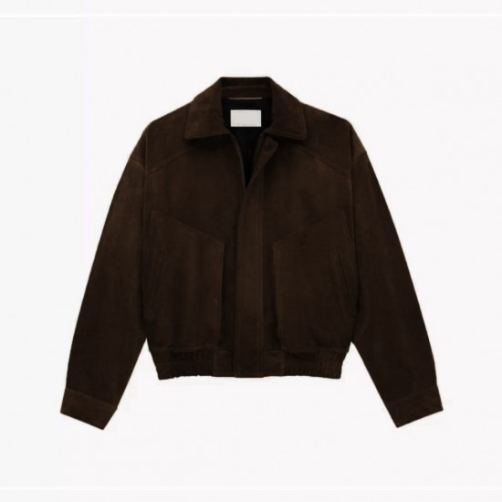 Factory Wholesale New Clothes Women's Leather Jacket Coat Brown Genuine Sheepskin Leather Suede Jacket for Ladies