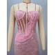ED2787 Kimshein Fashion High Quality Princess Strapless Pearls Sequins Evening Party Dress Luxurious Prom Dresses