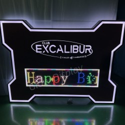 Best Seller  Bottle Presenter  with Digital Screen APP Control  Marquee Digital Screen  Board Sign Led Bottle Glorifier