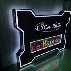 Best Seller  Bottle Presenter  with Digital Screen APP Control  Marquee Digital Screen  Board Sign Led Bottle Glorifier