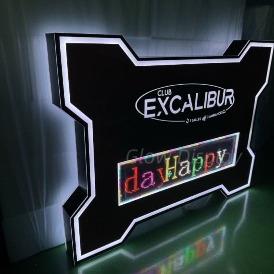 Best Seller  Bottle Presenter  with Digital Screen APP Control  Marquee Digital Screen  Board Sign Led Bottle Glorifier